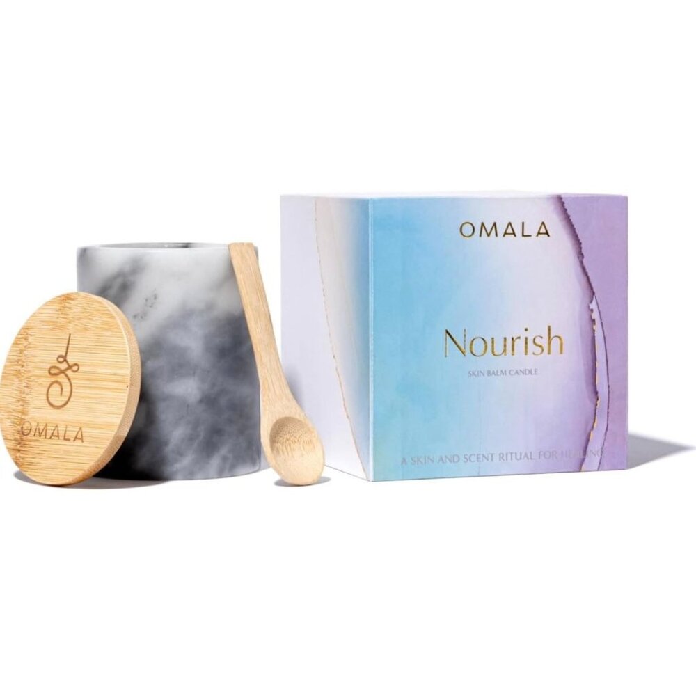 Omala Nourish Skin Balm Candle Uplift Grapefruit Eucalyptus Blood Orange 3.5 oz